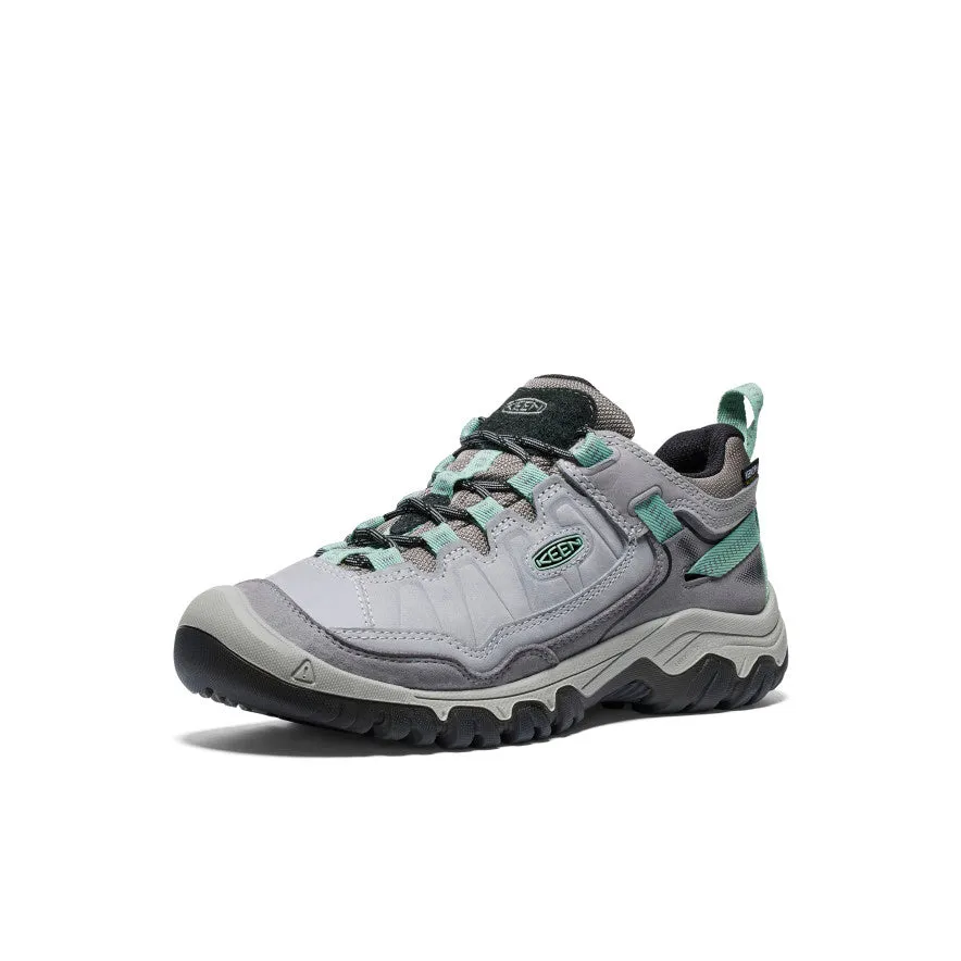 Women's Targhee IV Waterproof Hiking Shoe  |  Alloy/Granite Green KEEN