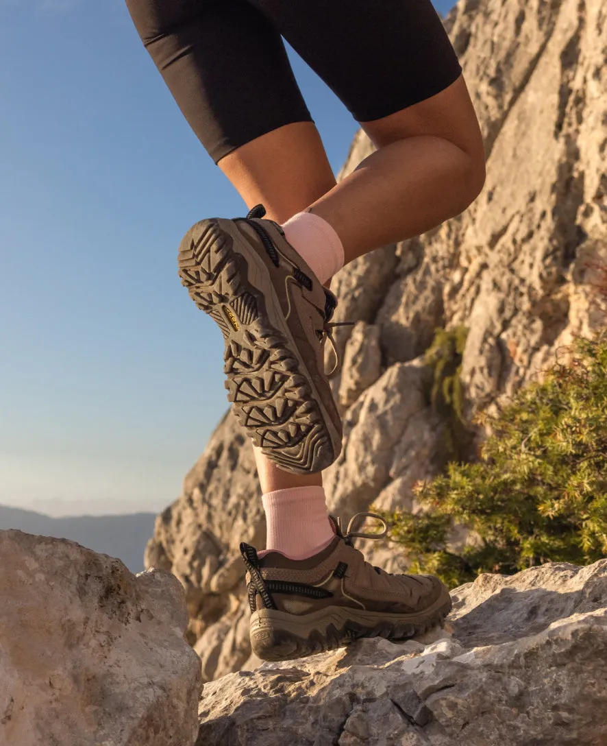 Women's Targhee IV Waterproof Hiking Shoe  |  Alloy/Granite Green KEEN
