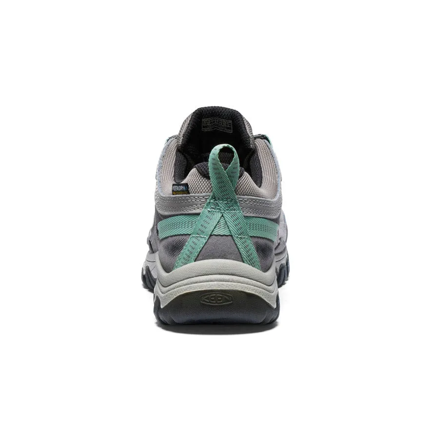 Women's Targhee IV Waterproof Hiking Shoe  |  Alloy/Granite Green KEEN