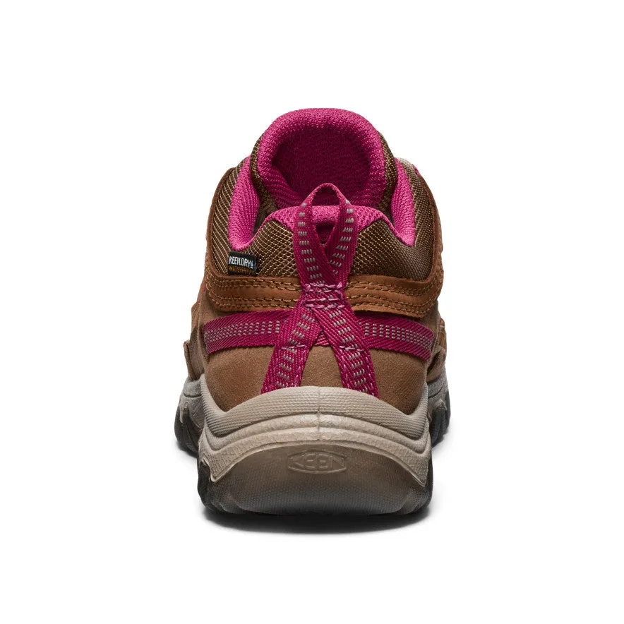 Women's Targhee IV Waterproof Hiking Shoe  |  Bison/Beaujolais KEEN