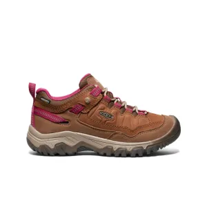Women's Targhee IV Waterproof Hiking Shoe  |  Bison/Beaujolais KEEN