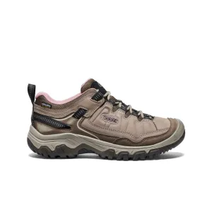Women's Targhee IV Waterproof Hiking Shoe  |  Brindle/Nostalgia Rose KEEN