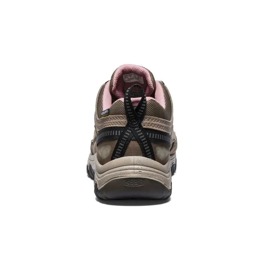 Women's Targhee IV Waterproof Hiking Shoe  |  Brindle/Nostalgia Rose KEEN