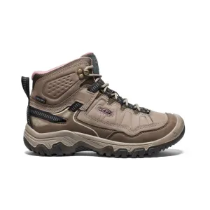 Women's Targhee IV Wide Waterproof Hiking Boot  |  Brindle/Nostalgia Rose KEEN