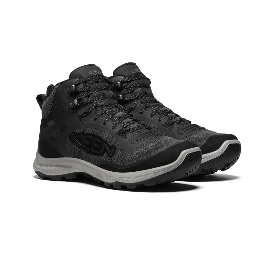 Women's Terradora Flex Waterproof Hiking Boot  |  Black/Steel Grey KEEN