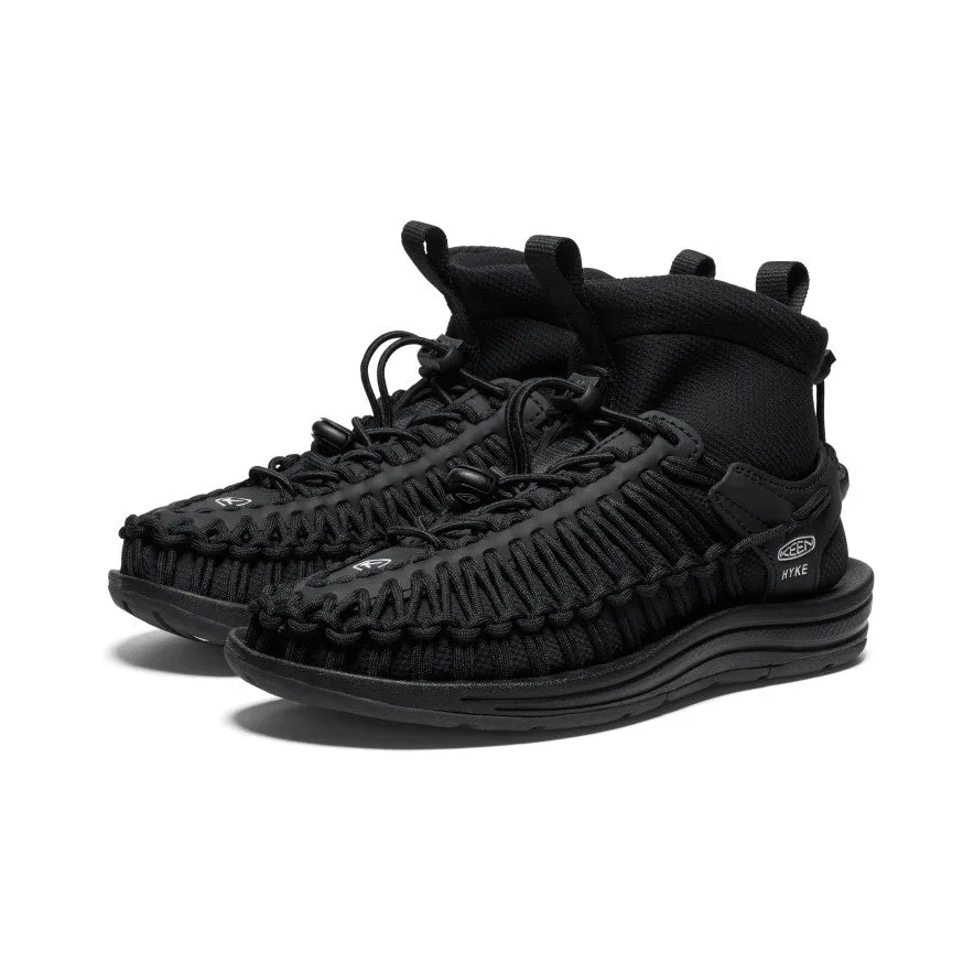 Women's UNEEK High Top x HYKE  |  HYKE Black KEEN