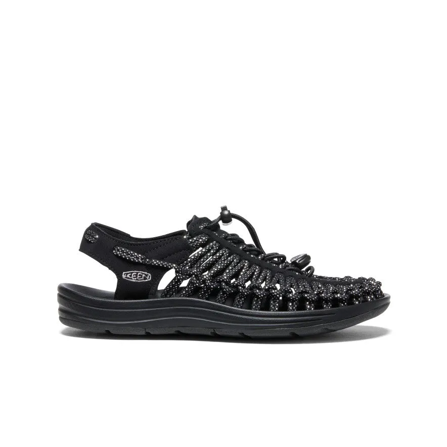Women's UNEEK Sneaker  |  Black/Silver KEEN