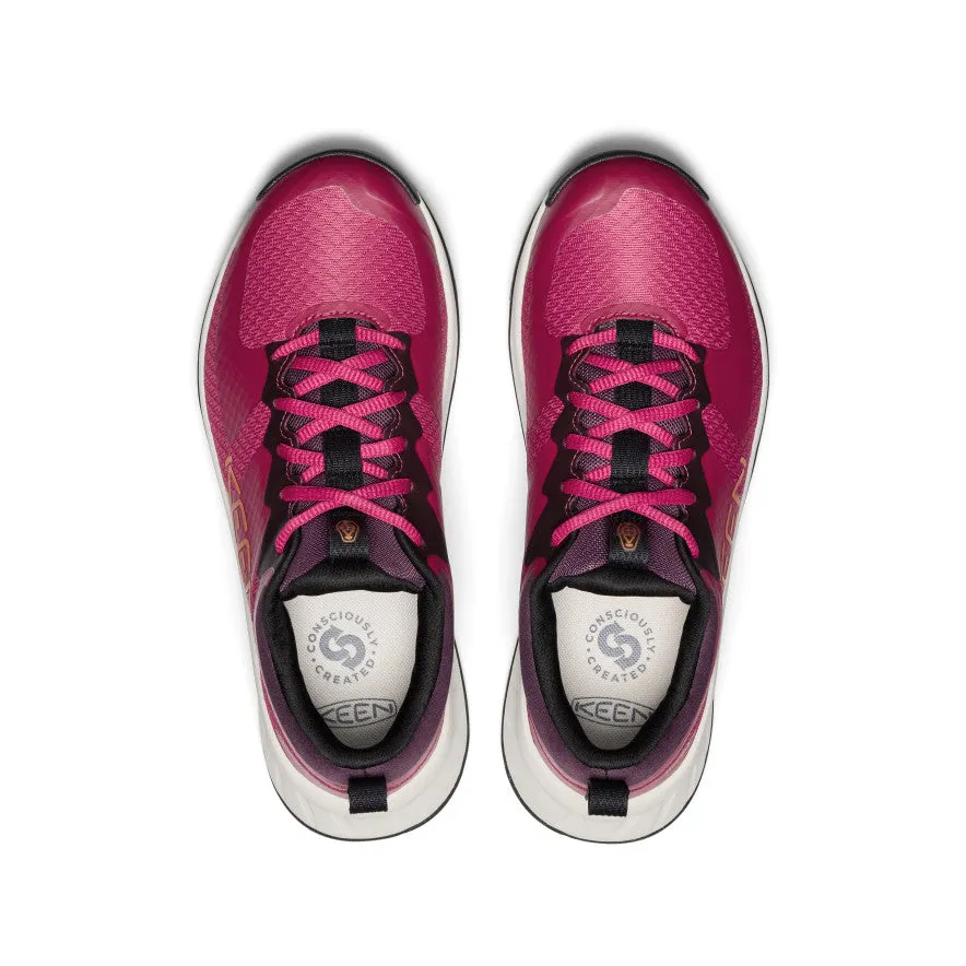 Women's Versacore Waterproof Shoe  |  Beaujolais/Gold Flame KEEN