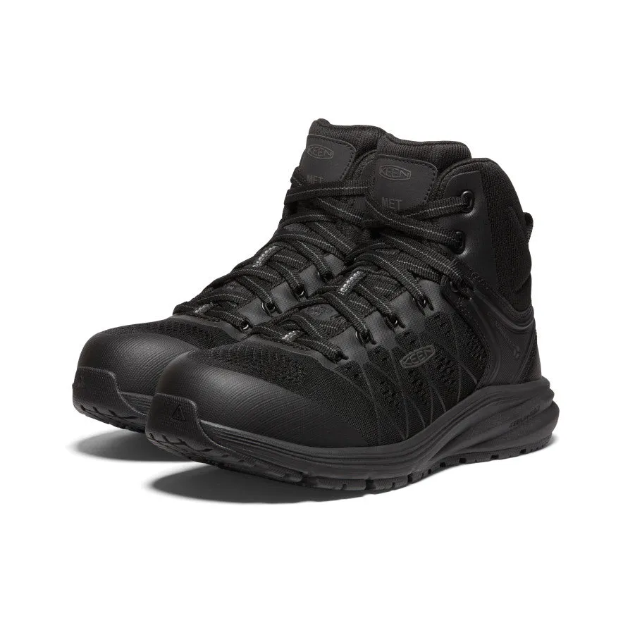 Women's Vista Energy Mid INT MET (Carbon Toe)  |  Black/Raven KEEN