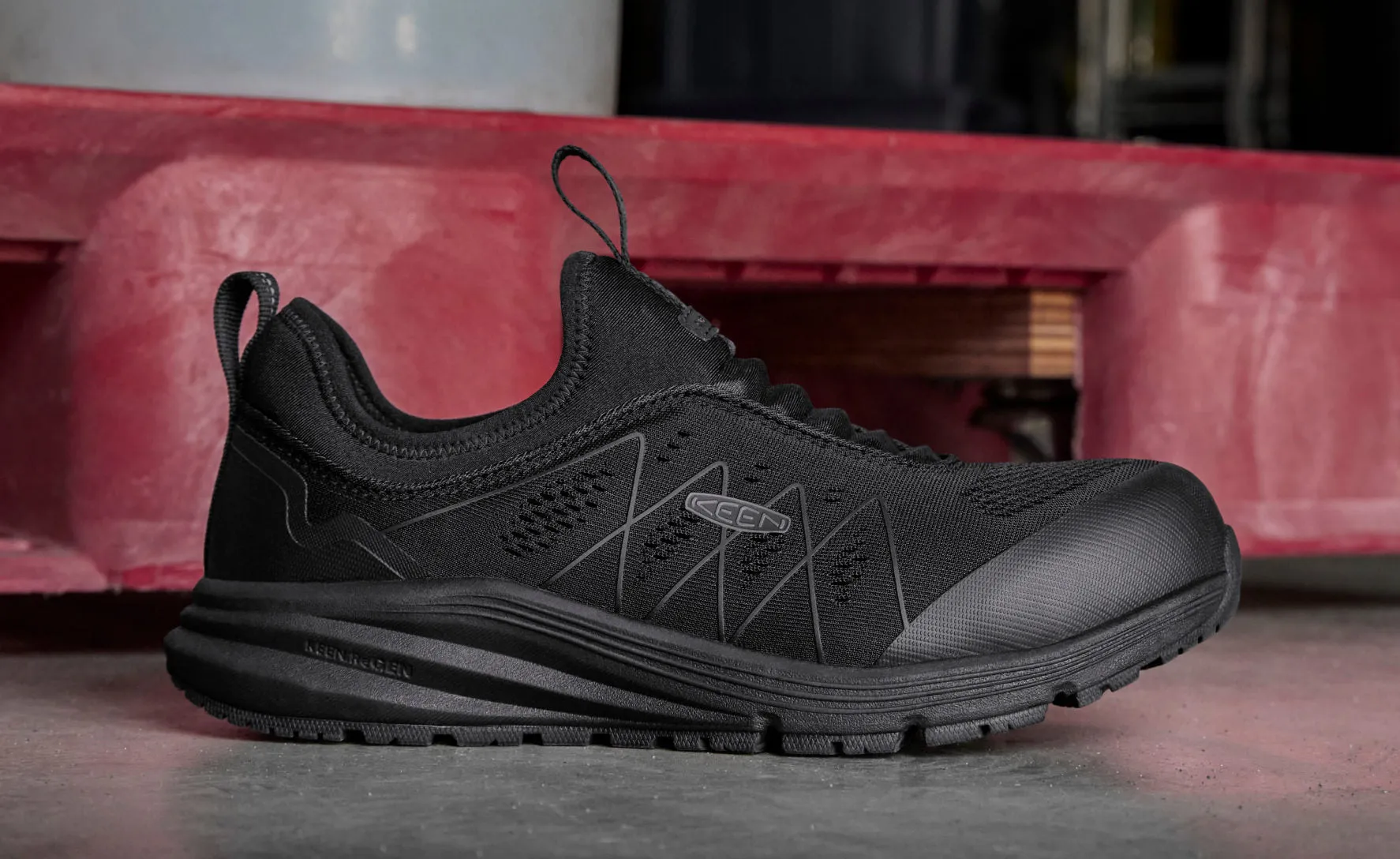 Women's Vista Energy Shift ESD (Carbon Toe)  |  Black/Black KEEN