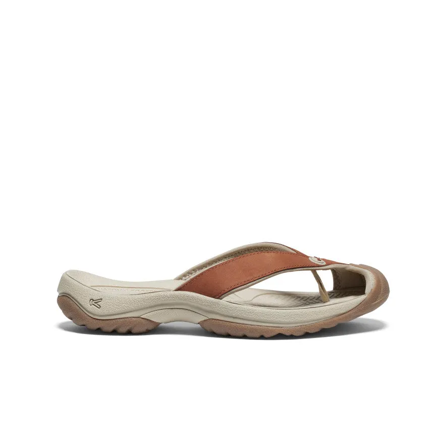 Women's Waimea Leather Flip-Flop  |  Sorrel Horse/Plaza Taupe KEEN