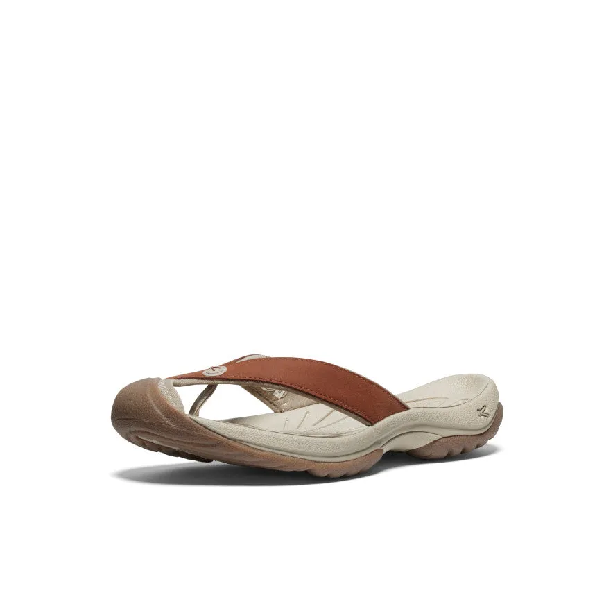 Women's Waimea Leather Flip-Flop  |  Sorrel Horse/Plaza Taupe KEEN