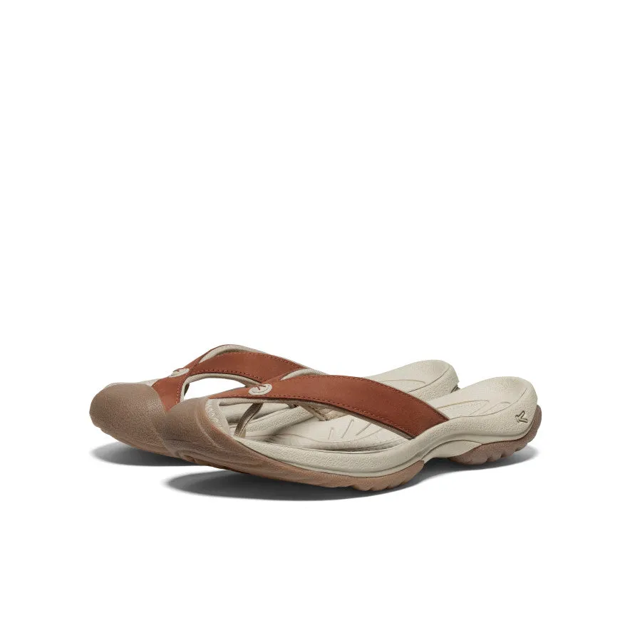 Women's Waimea Leather Flip-Flop  |  Sorrel Horse/Plaza Taupe KEEN