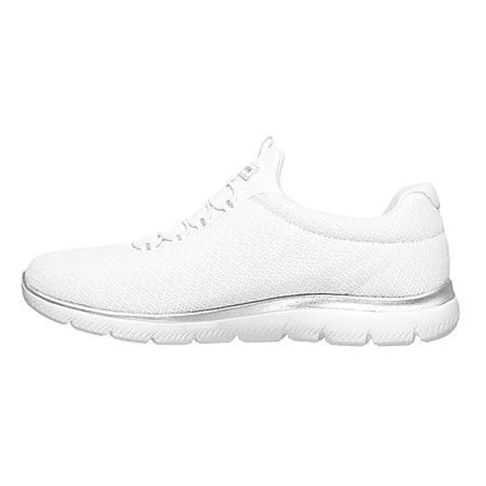 Women's Wide Fit Skechers 12980 Summits Slip On Sports Trainers