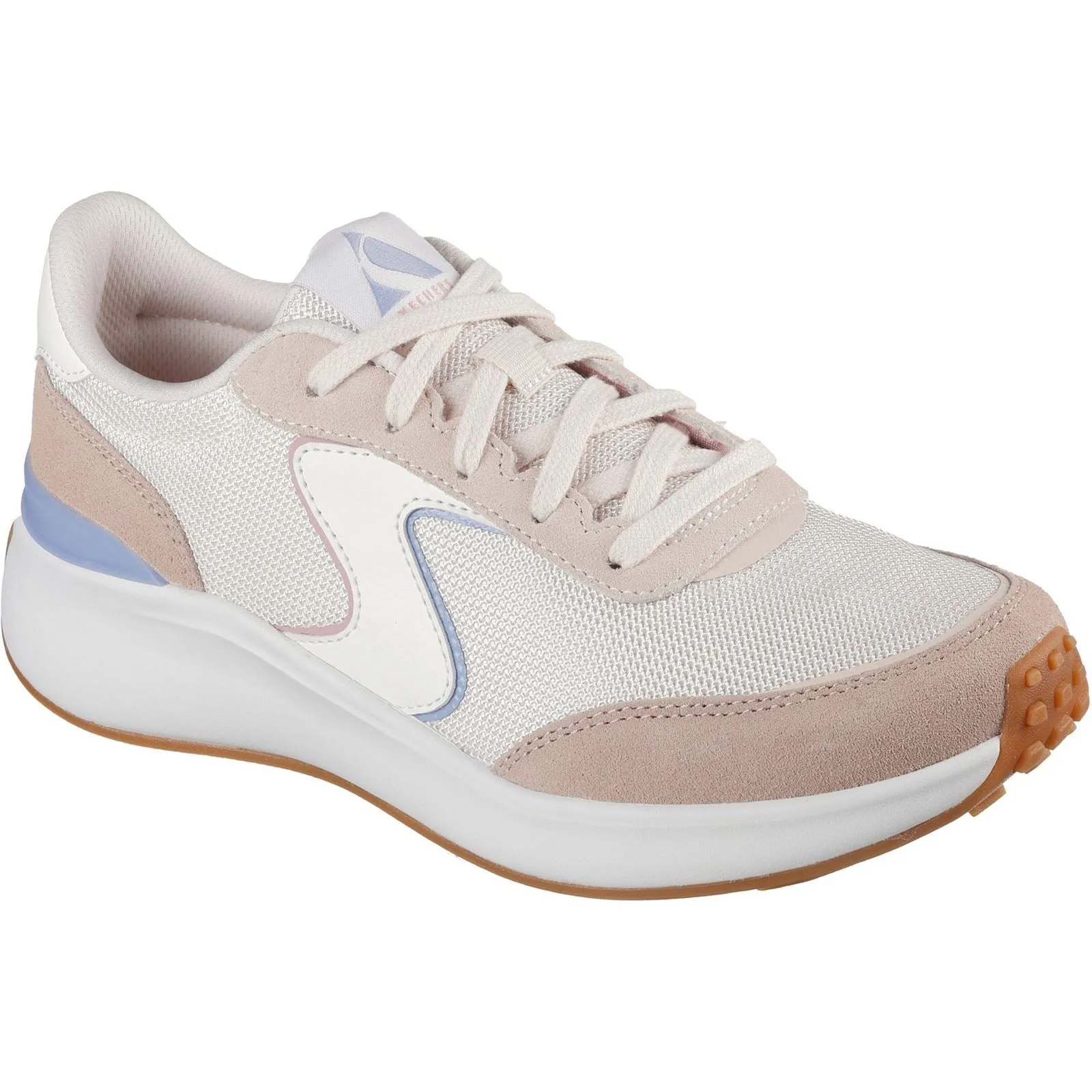 Women's Wide Fit Skechers 150600 Blvd Retro Revival Trainers