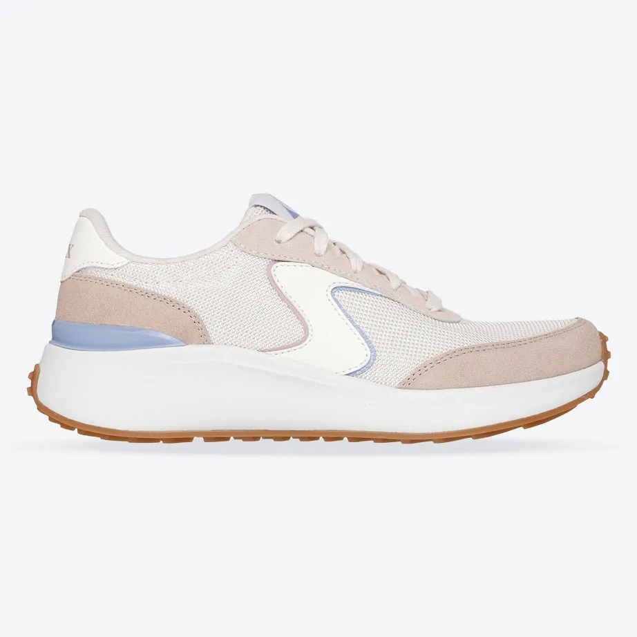 Women's Wide Fit Skechers 150600 Blvd Retro Revival Trainers