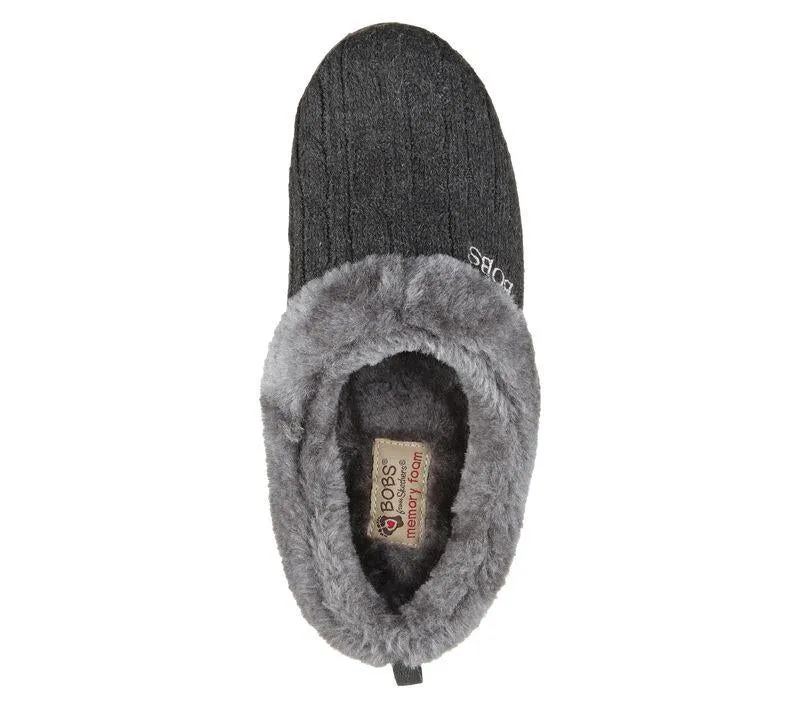 Womens Wide Fit Skechers Keepsakes Ice Angel Mule Slippers - Exclusive
