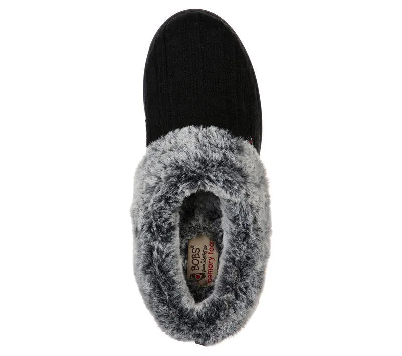 Womens Wide Fit Skechers Keepsakes Ice Angel Mule Slippers - Exclusive