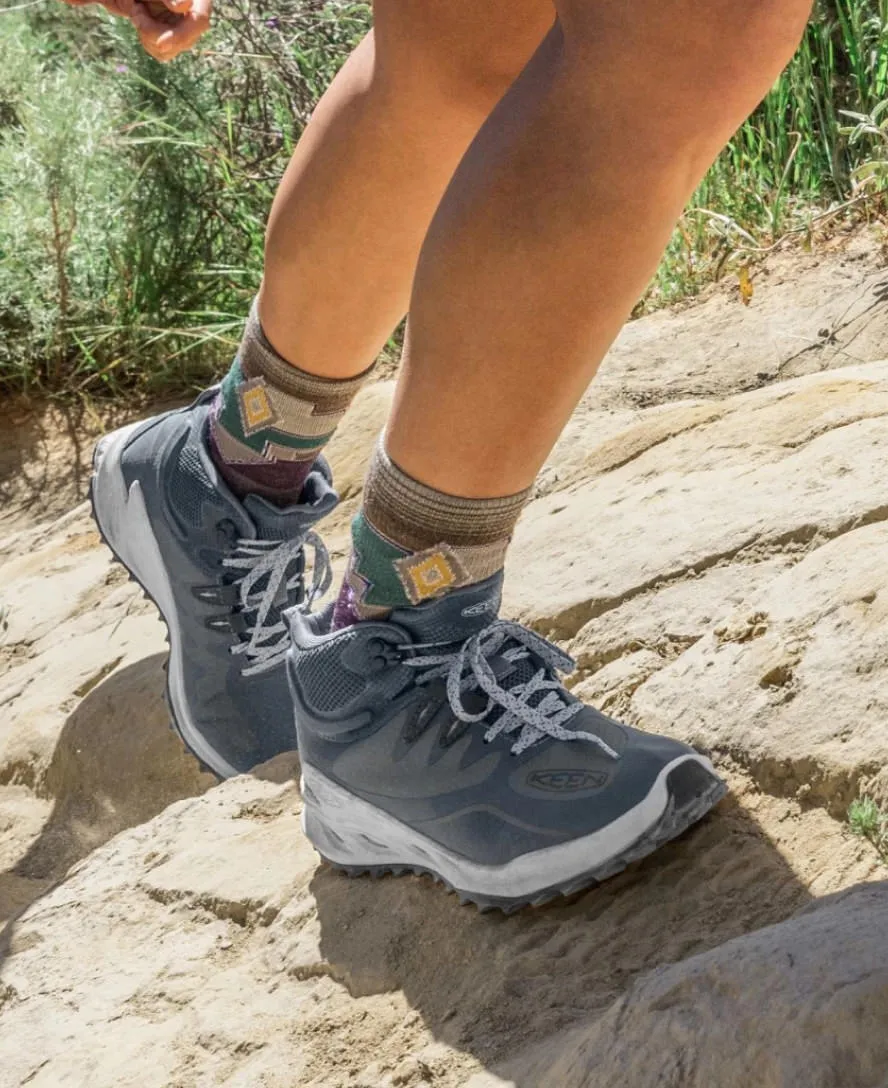 Women's Zionic Waterproof Hiking Boot  |  Dark Forest/Sea Moss KEEN