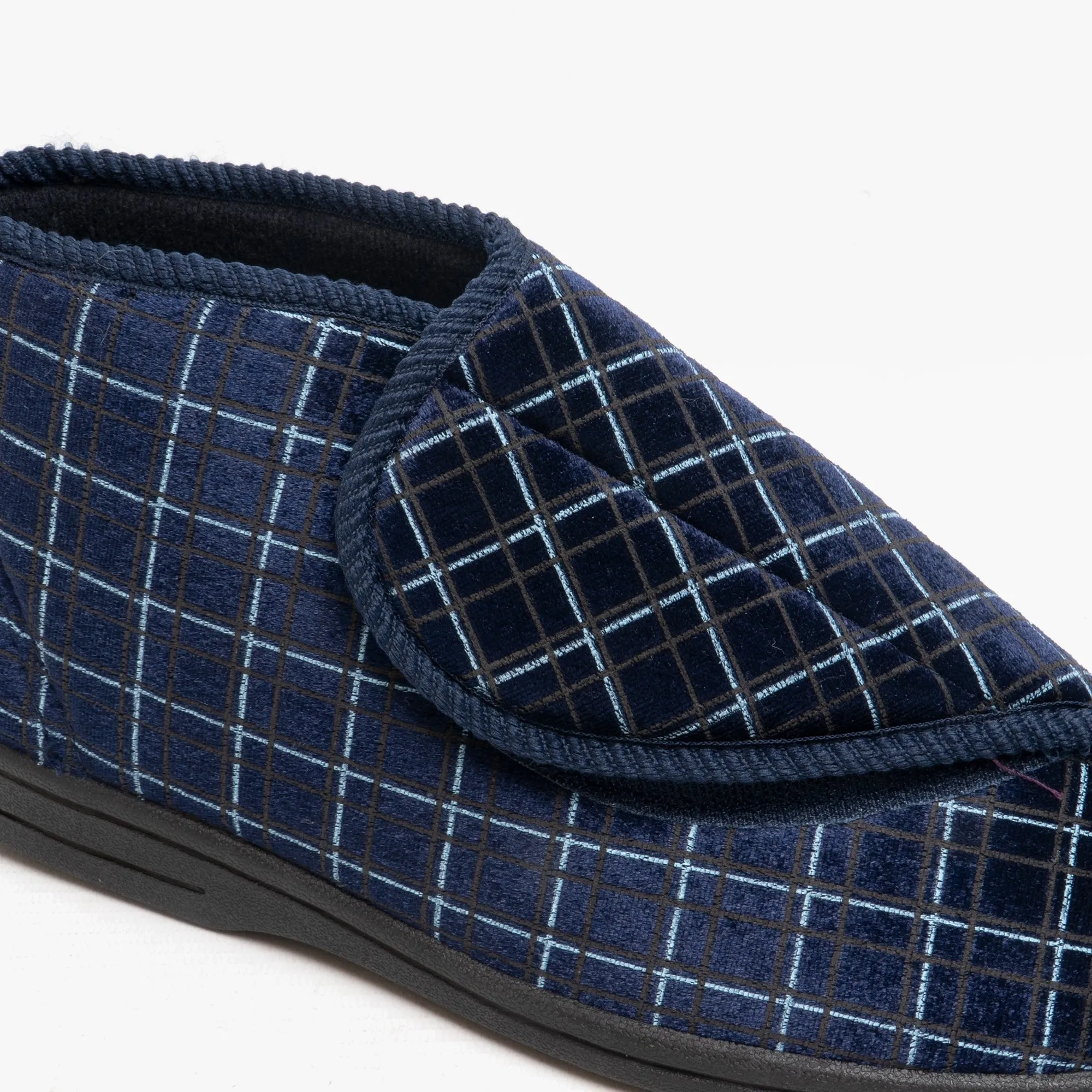 Zedzzz BERTIE Mens Boot Slippers Navy
